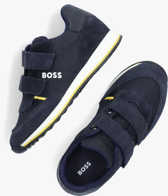 Blaue BOSS KIDS Sneaker low BASKETS J09179 - large