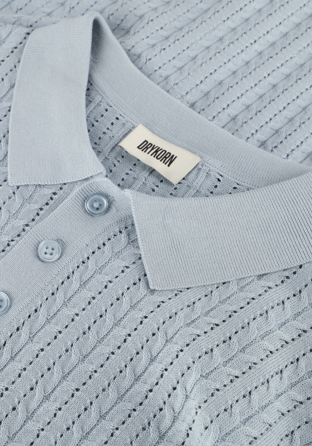 Hellblau DRYKORN Polo-Shirt TRITON 420197 - large