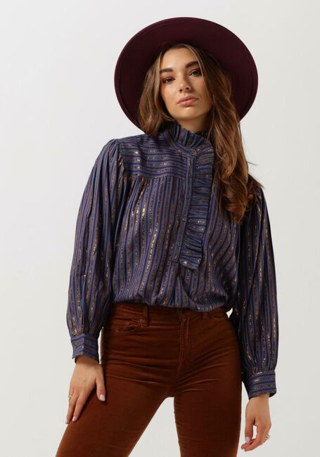 Blaue ANTIK BATIK Blusen EDDY BLOUSE - large