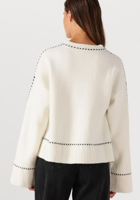 Nicht-gerade weiss NEO NOIR Pullover ROEME KNIT STITCH BLOUSE - large