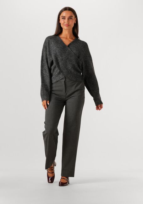 Dunkelgrau MSCH COPENHAGEN Pullover MSCHZINELLE HOPE WRAP PULLOVER - large