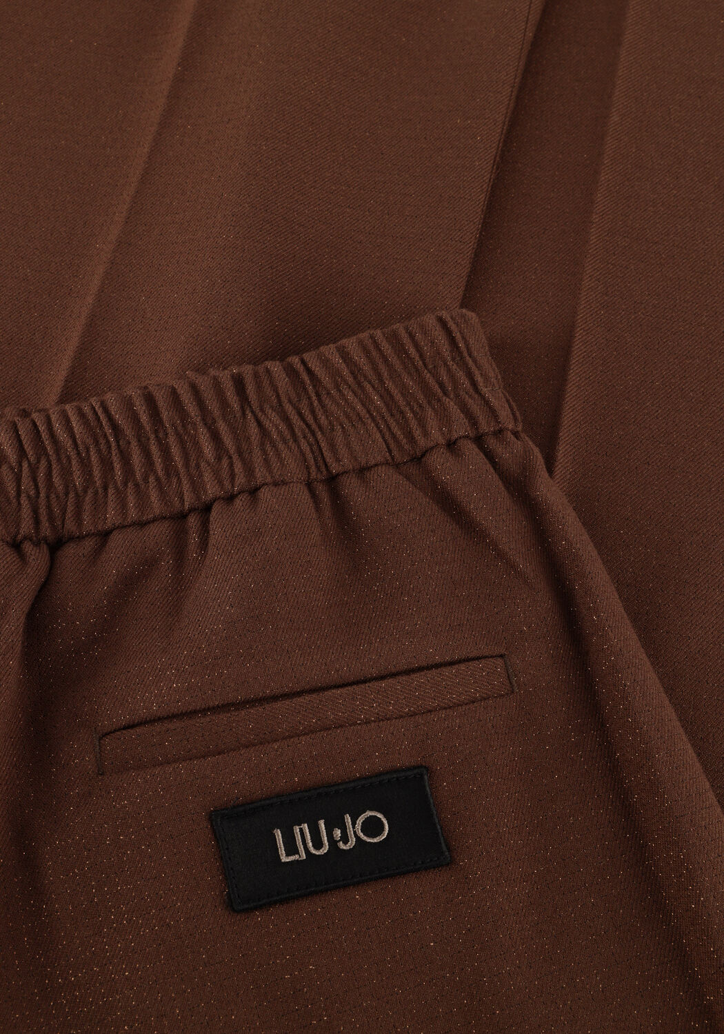 Braune LIU JO Weite Hose PANT ELASTIC FLARE - large