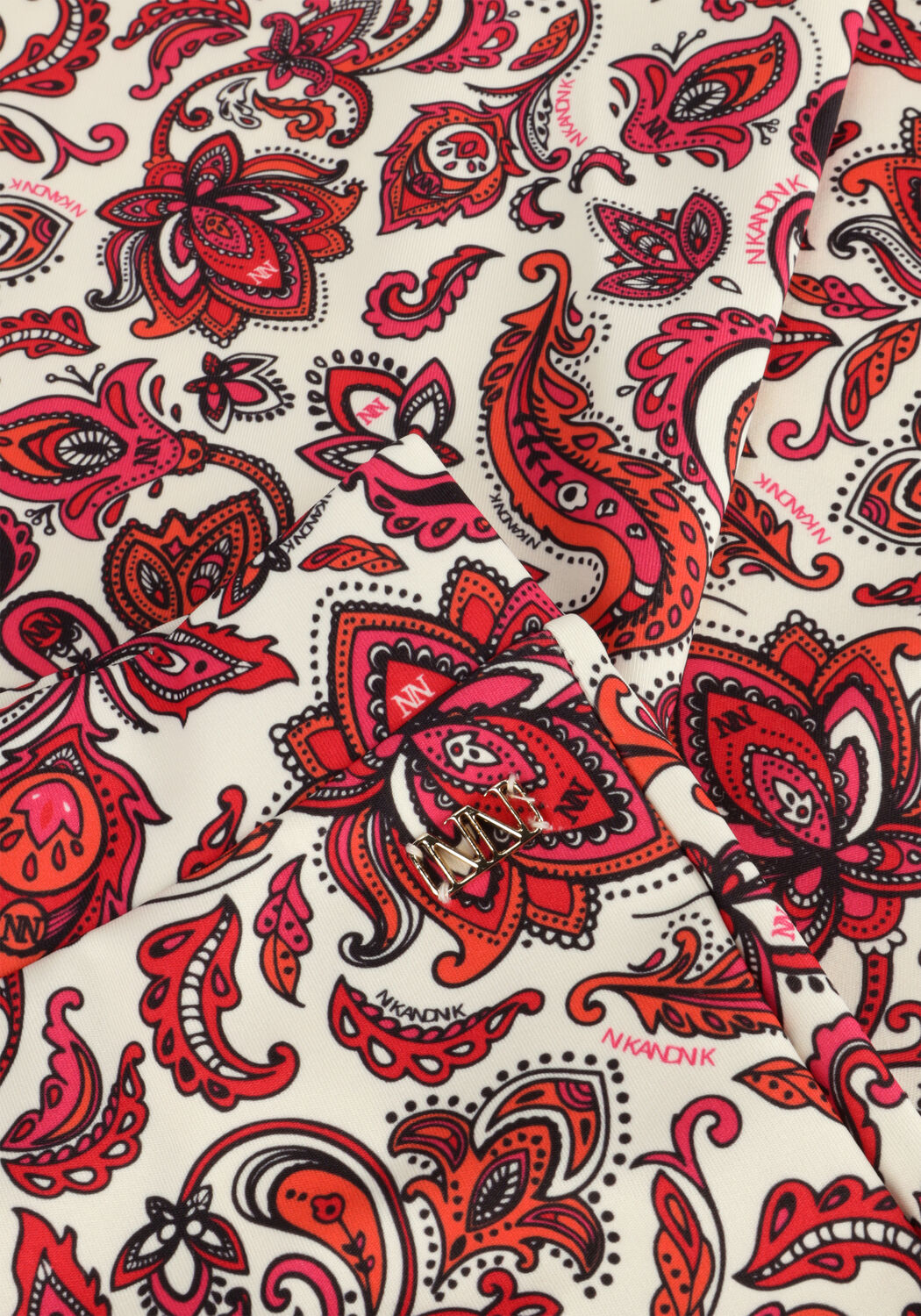 Rote NIK & NIK Schlaghose PRINTED FLARED PANTS - large