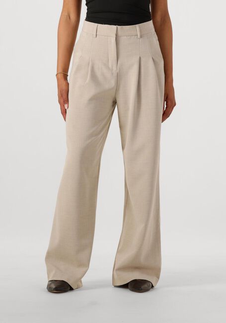 Beige MSCH COPENHAGEN Hose MSCHMIRABELLE MICHELLE HW PLEAT PANTS - large
