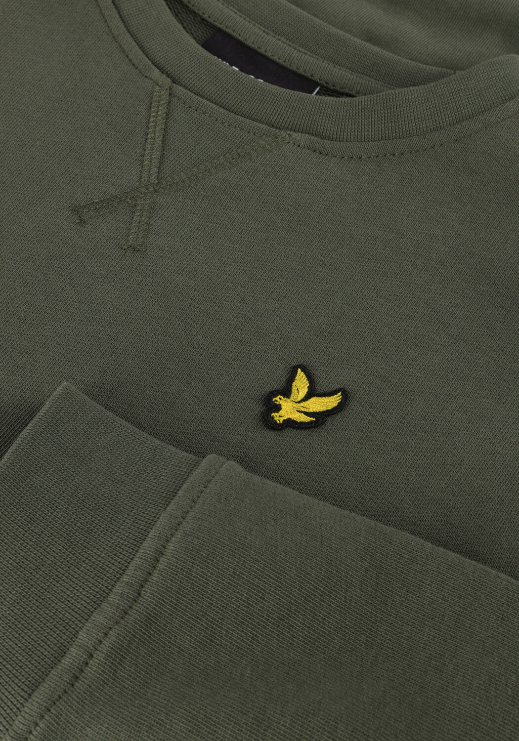 Olive LYLE & SCOTT Sweatshirt CREW NECK SWEATSHIRT BOYS - large