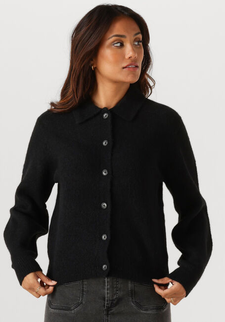 Schwarze KNIT-TED Strickjacke DANNY - large