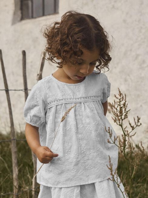 Blaue LIL' ATELIER Top NMFJIVA LOOSE SHIRT LIL - large