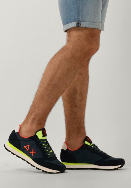 Blaue SUN68 Sneaker Low TOM FLUO - large
