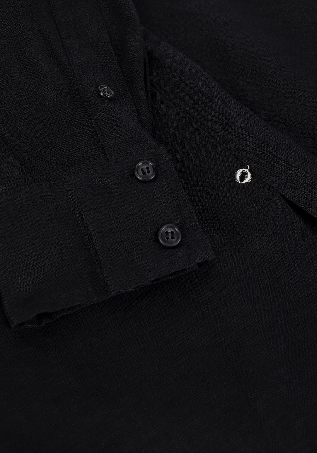 Schwarze OTTOD'AME Midikleid ABITO DA4528 - large