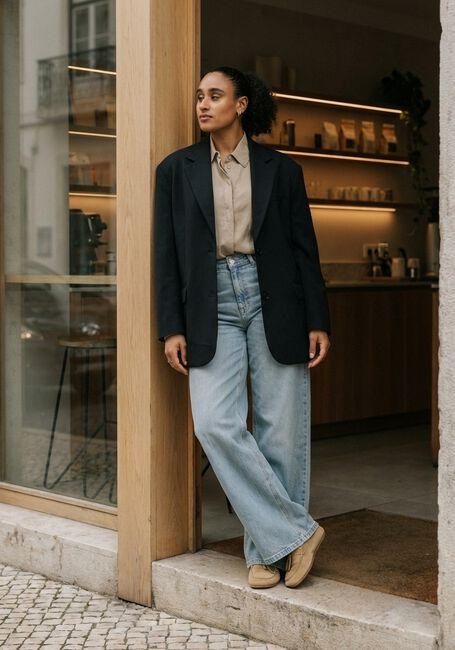 Hellblau MY ESSENTIAL WARDROBE Wide jeans MWJESSIE 139 LOW-CROTCH X-WIDE - large