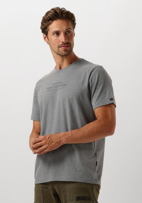 Graue PME LEGEND T-shirt SHORT SLEEVE R-NECK COTTON ELASTANE JERSEY - large