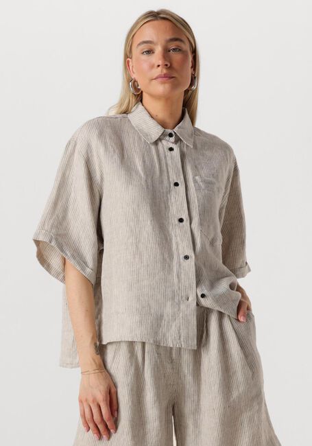 Graue WITHBLACK Blusen WBLWILLOW SS SHIRT - large