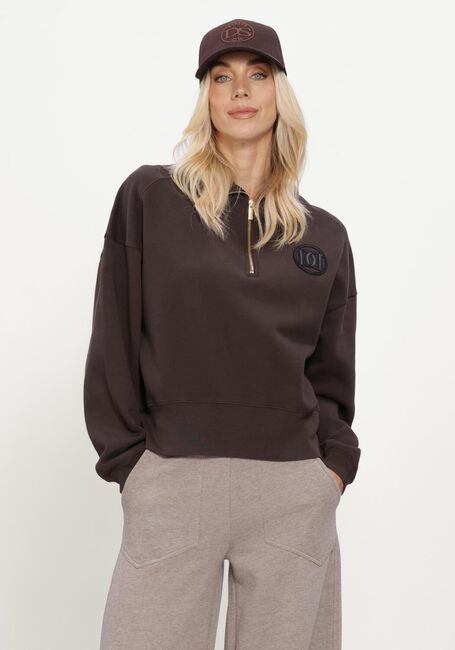 Braune DEBLON SPORTS Sweatshirt NELLE SWEATER - large