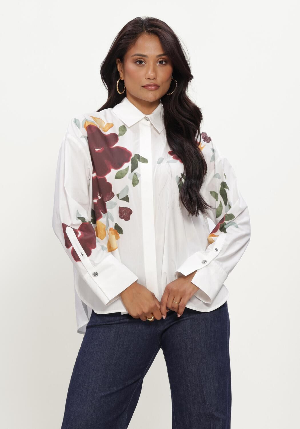 Mehrfarbige/Bunte CAROLINE BISS Blusen 4674 - large