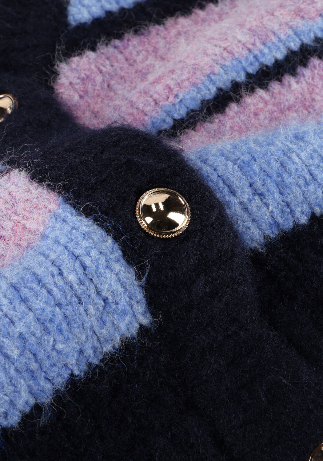 Mehrfarbige/Bunte HARPER & YVE Strickjacke NOOR-CA - large