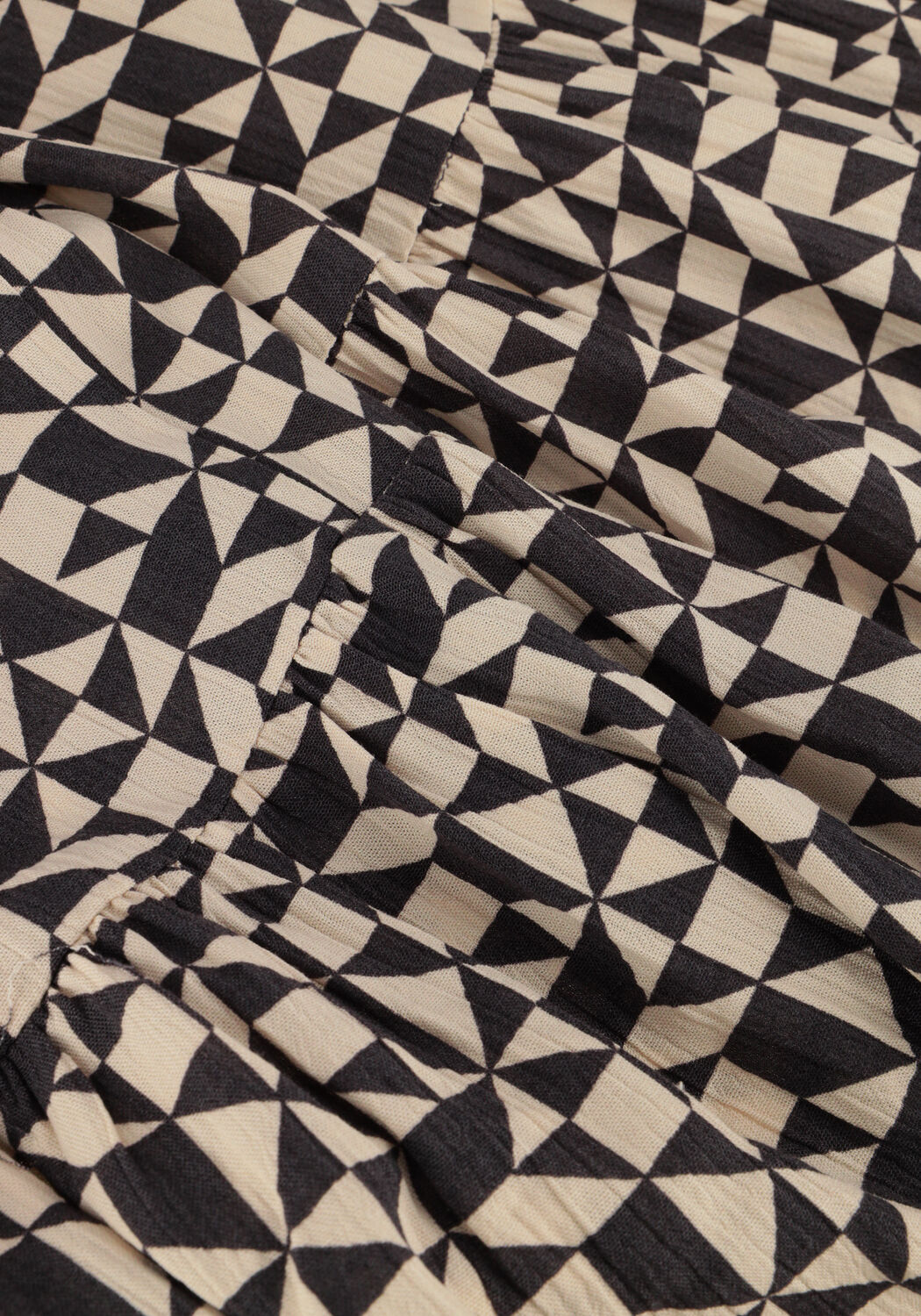 Schwarze BY-BAR Maxikleid HAYLEY GRAPHIC DRESS - large