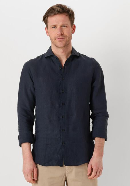 Dunkelblau PROFUOMO Klassisches Oberhemd SHIRT X-CUTAWAY LINEN - large