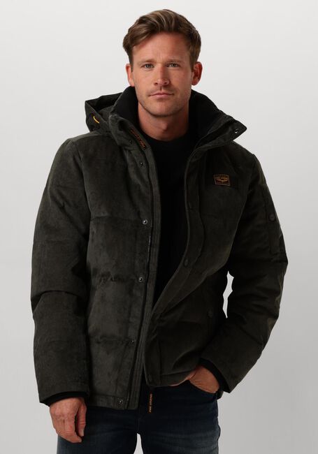 Grüne PME LEGEND Parkas SEMI LONG JACKET GOBBLER CLEAR FORD - large