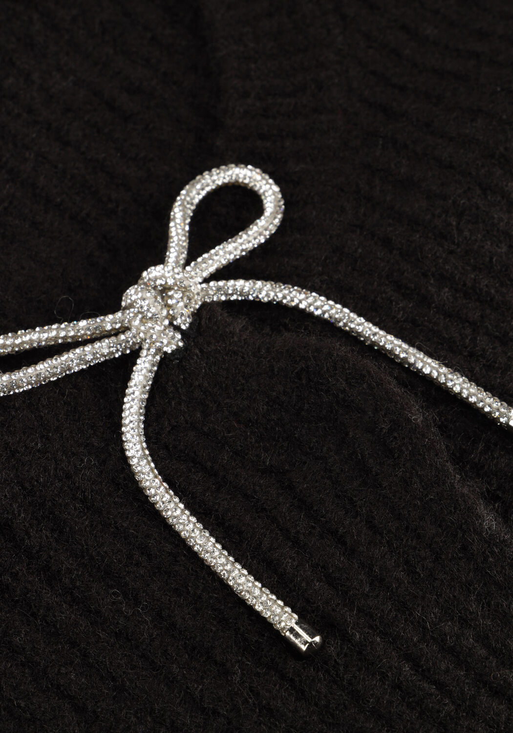 Schwarze MOVES Strickjacke KATHERINE CARDIGAN 2579 - large