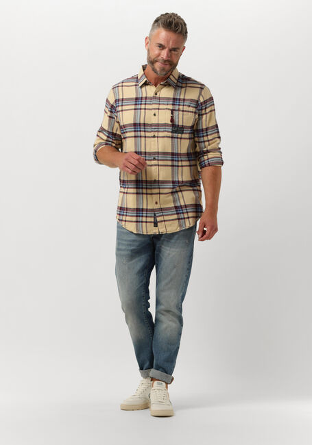 Beige SCOTCH & SODA Casual-Oberhemd REGULAR FIT MID-WEIGHT BRUSED FLANNEL CHECK SHIRT - large
