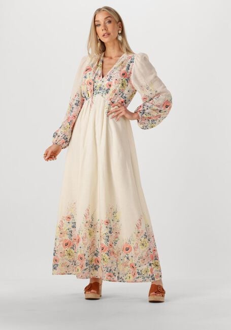 Creme NEO NOIR Maxikleid SILFI FLOWER PRINT DRESS - large