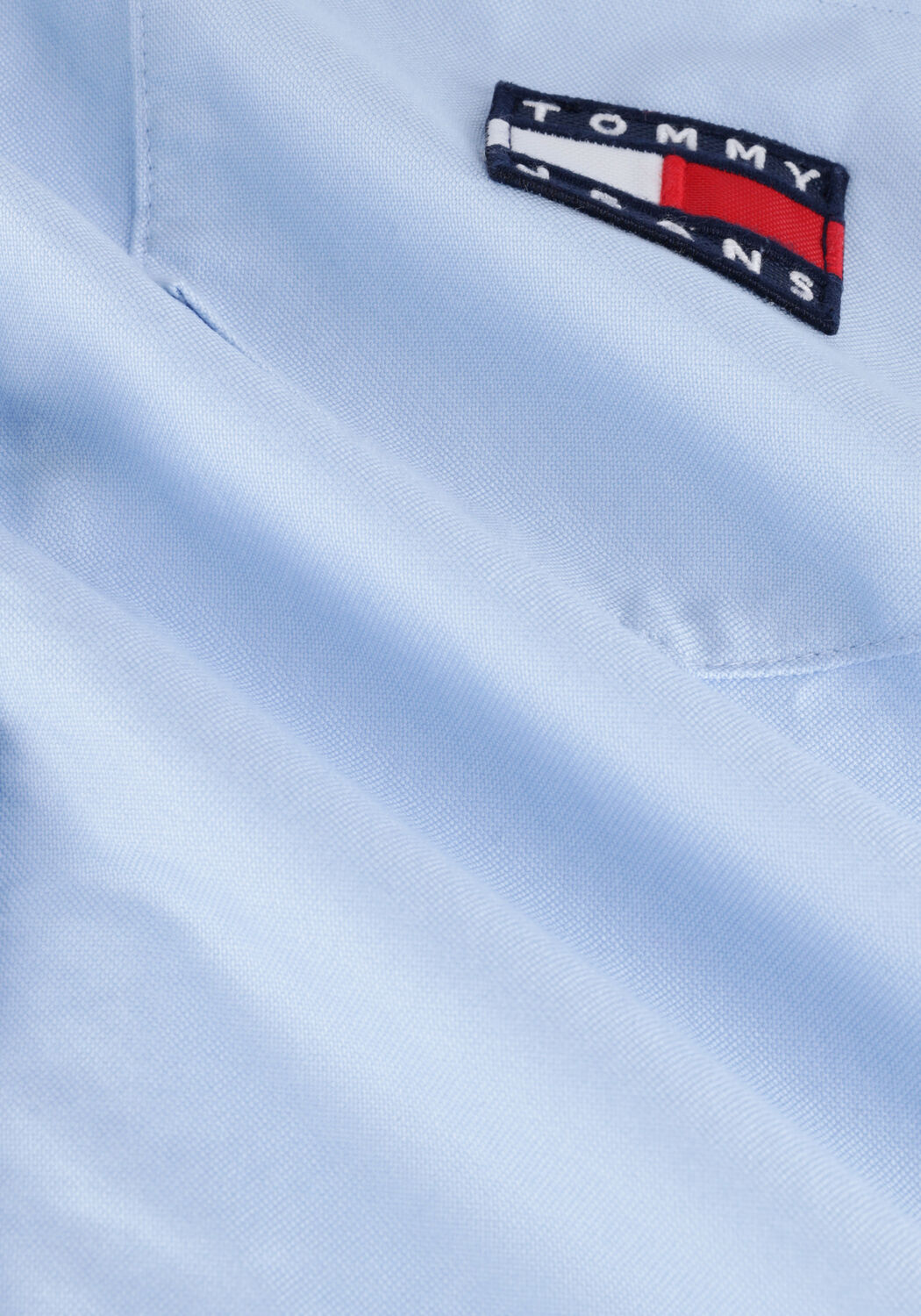 Blaue TOMMY JEANS Blusen TJW BADGE BOYFRIEND SHIRT - large