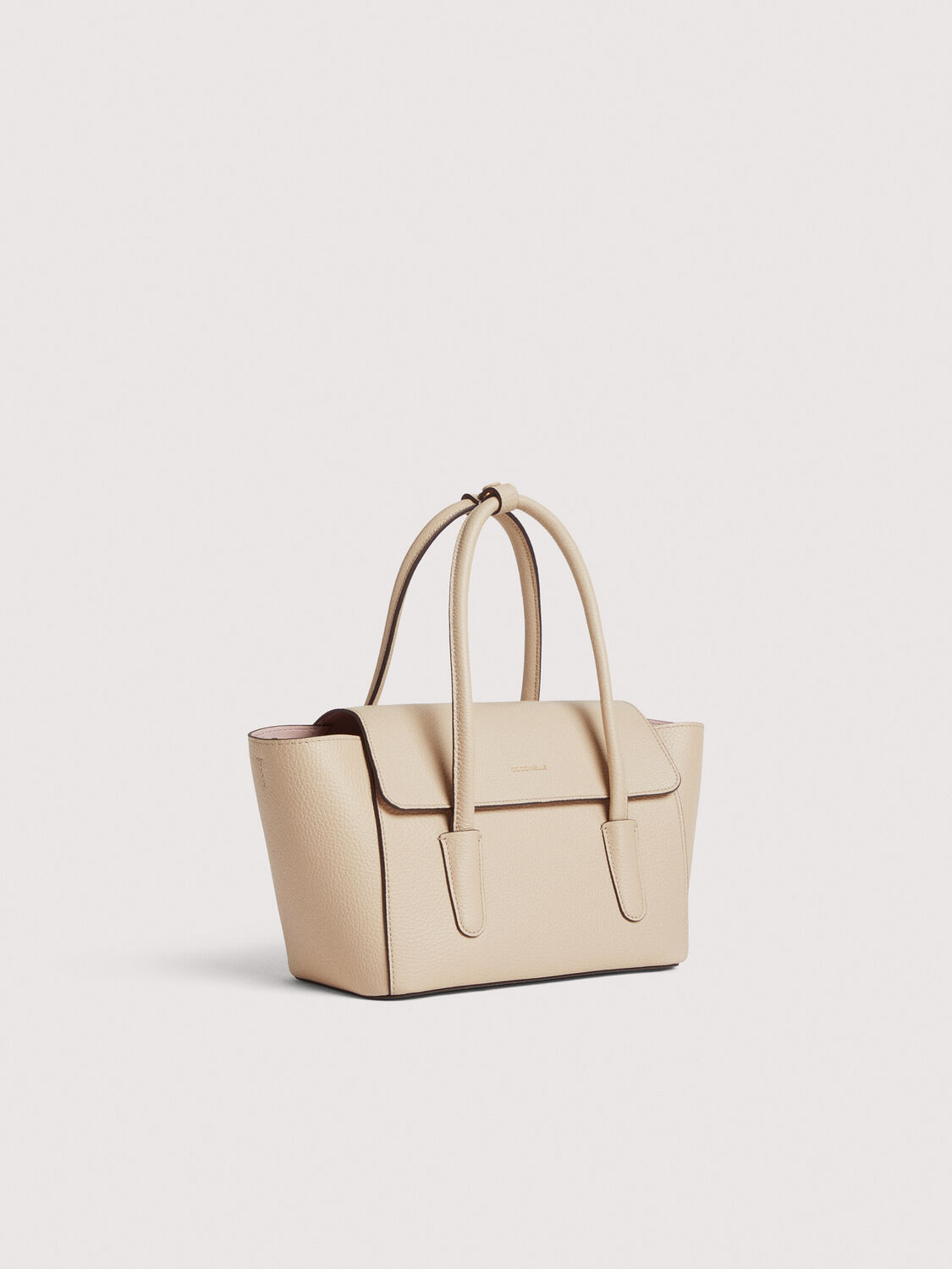 Beige COCCINELLE Umh&auml;ngetasche DOUBLE BEAT - large