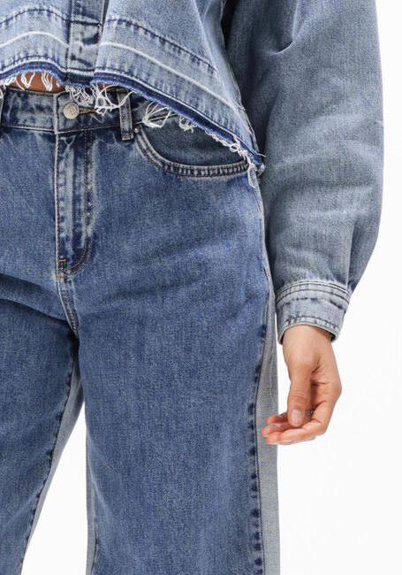 Hellblau ALIX THE LABEL Jeans LADIES WOVEN MIX DENIM PANTS - large