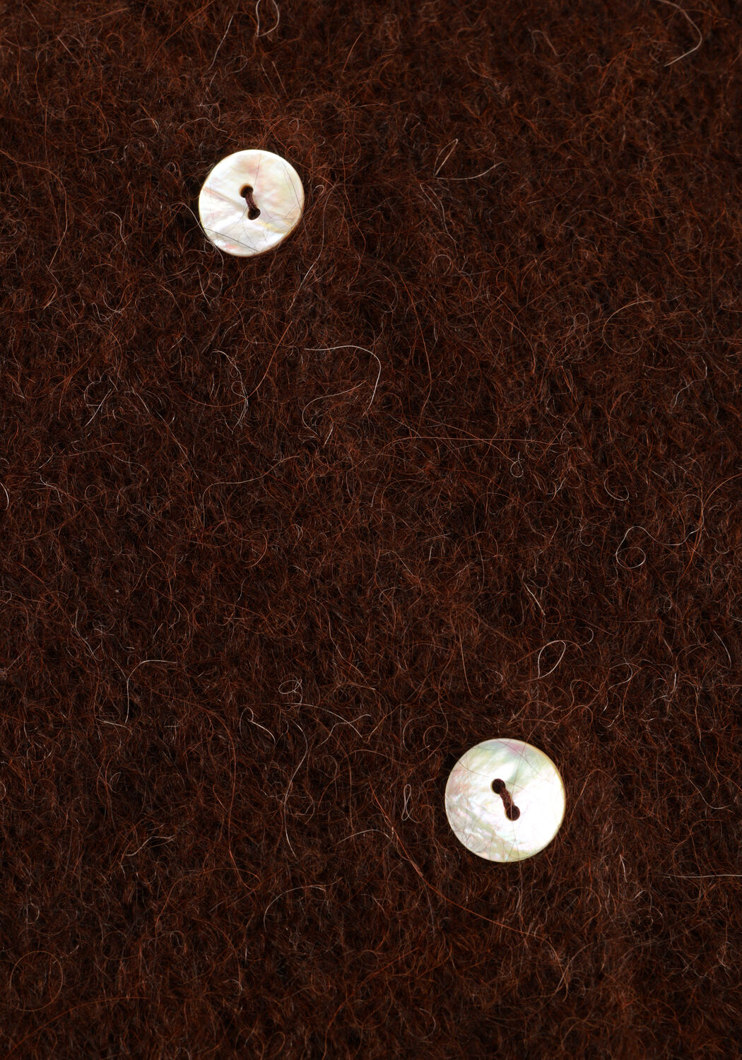 Braune BY-BAR Strickjacke CLEO NATURAL CARDIGAN - large