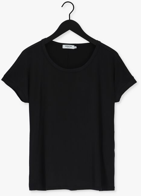 Schwarze MSCH COPENHAGEN T-shirt FENYA MODAL TEE - large