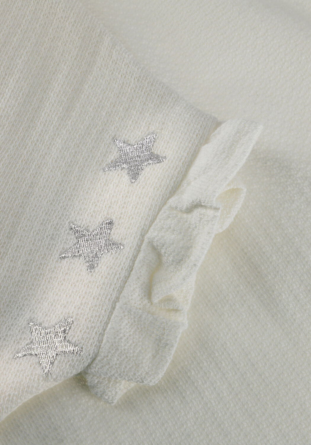 Wei&szlig;e DAILY7 Tops & T-shirts T-SHIRT EMBROIDERY SLEEVE - large