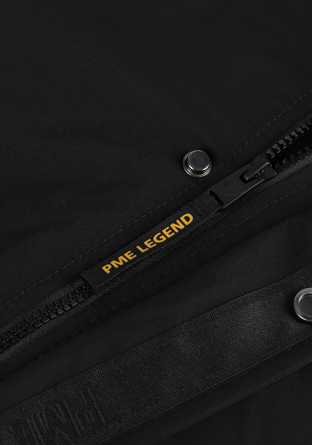 Schwarze PME LEGEND Parkas BOMBER JACKET ICE STRIPPER MEC - large