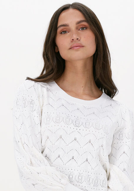 Nicht-gerade weiss SUMMUM Pullover BALLOON SLEEVE SWEATER POINTEL - large