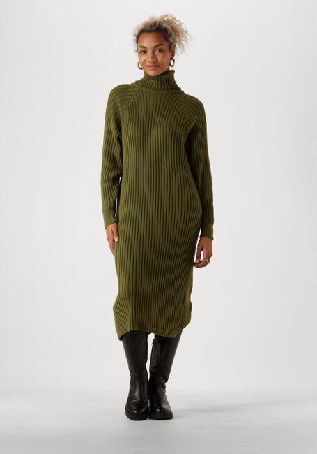Olive Y.A.S. Midikleid YASMAVI KNIT MIDI ROLLNECK DRESS - large