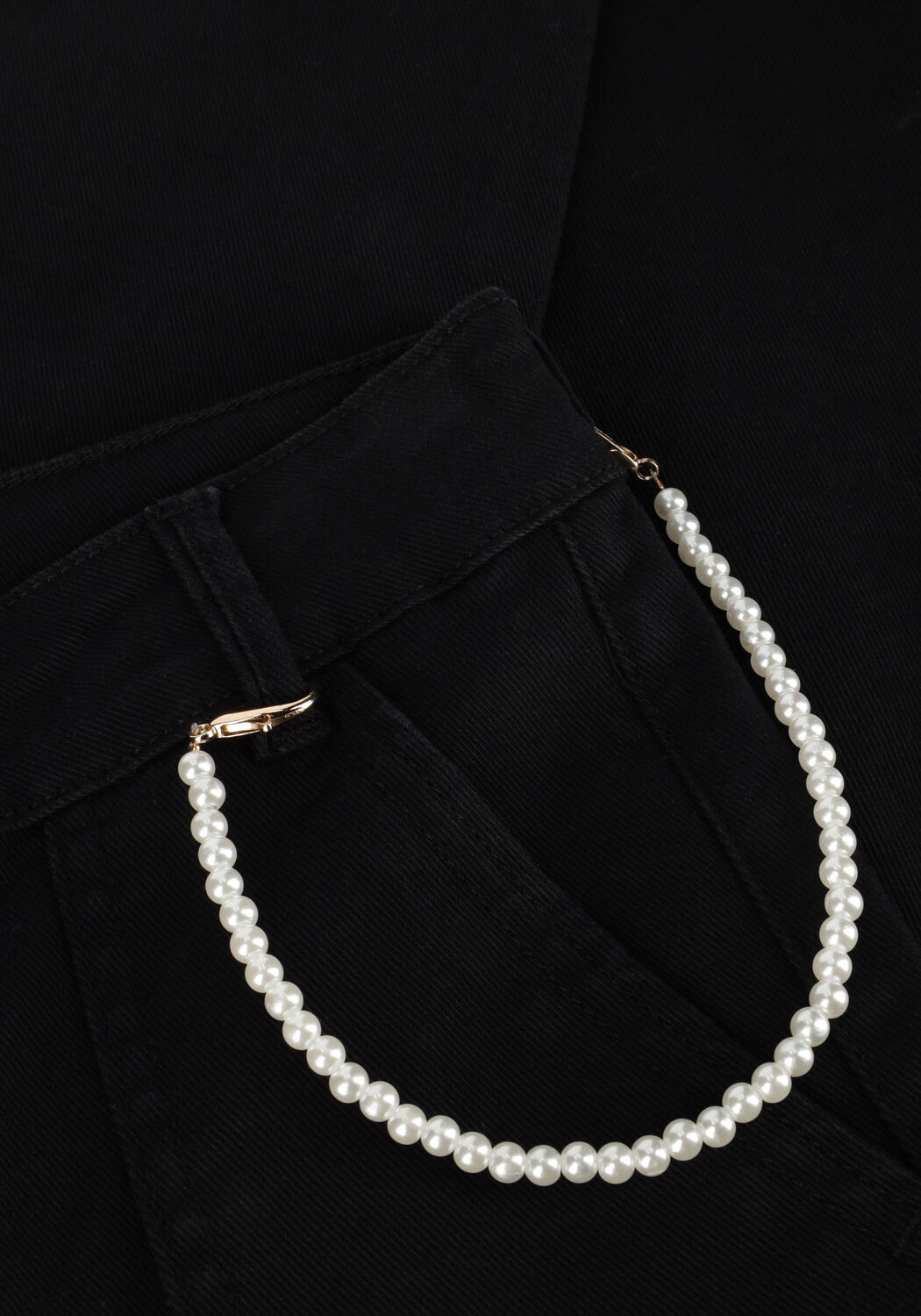 Schwarze INDIAN BLUE JEANS Cargohosen CARGO WORKER FIT - large