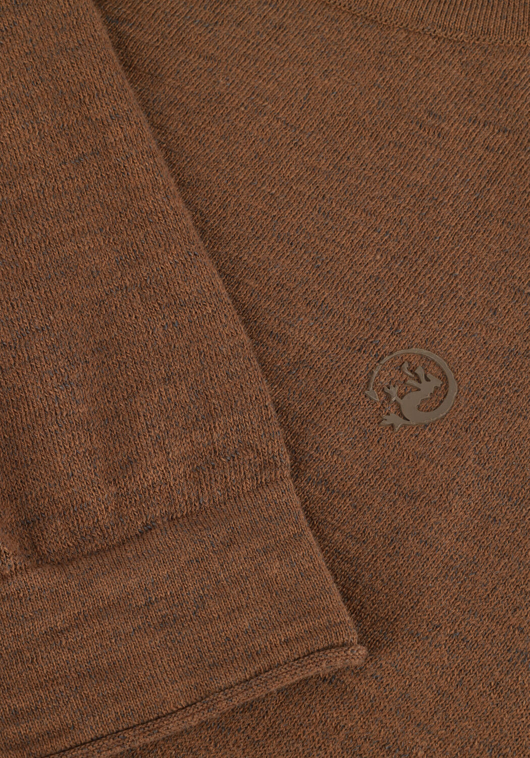 Braune CAST IRON Pullover CREWNECK COTTON HEATHER - large