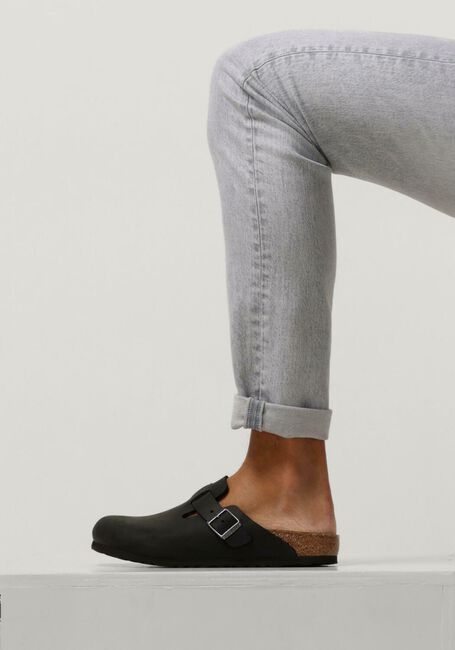 Schwarze BIRKENSTOCK Slipper BOSTON HEREN - large