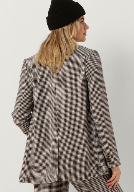 Braune COLOURFUL REBEL Blazer RIKKI JACQUARD DOGTOOTH BOYFRIEND BLAZER - large