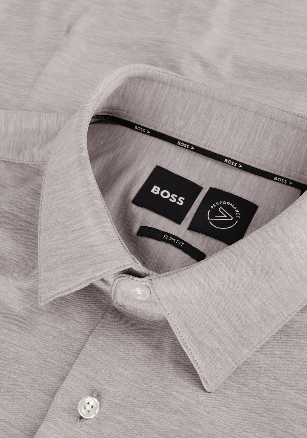 Graue BOSS BLACK Klassisches Oberhemd P-HANK-S-KENT-C1-222 - large