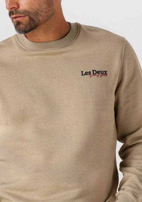 Beige LES DEUX Pullover RACING SWEATSHIRT - large
