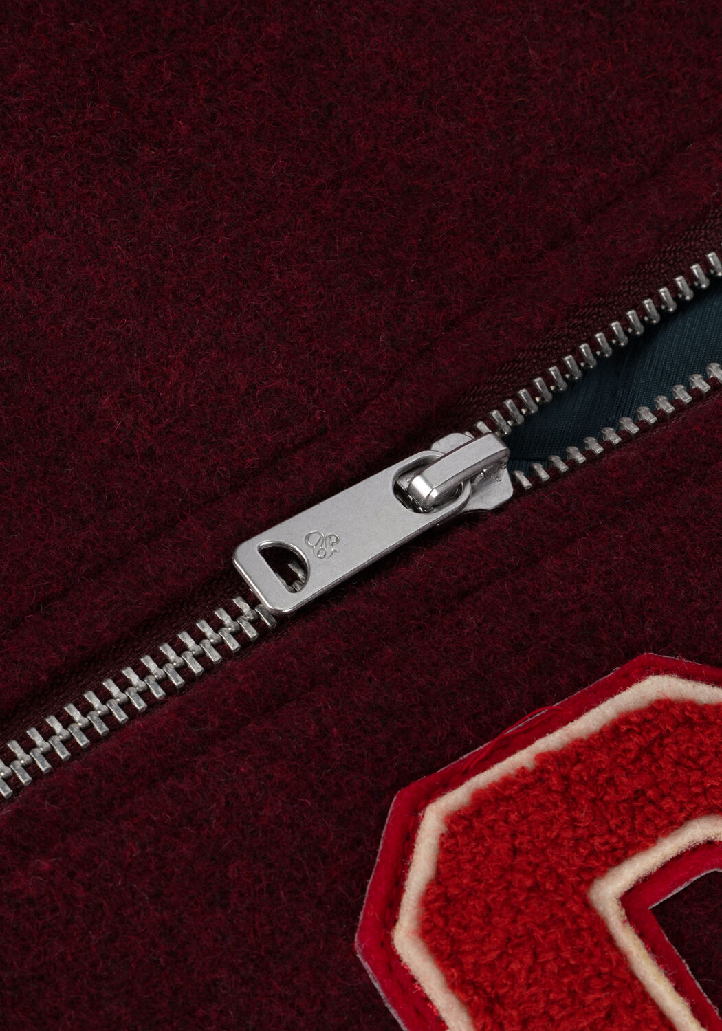 Bordeaux SCOTCH & SODA Jack VARSITY JACKET IN WOOL BLEND - large