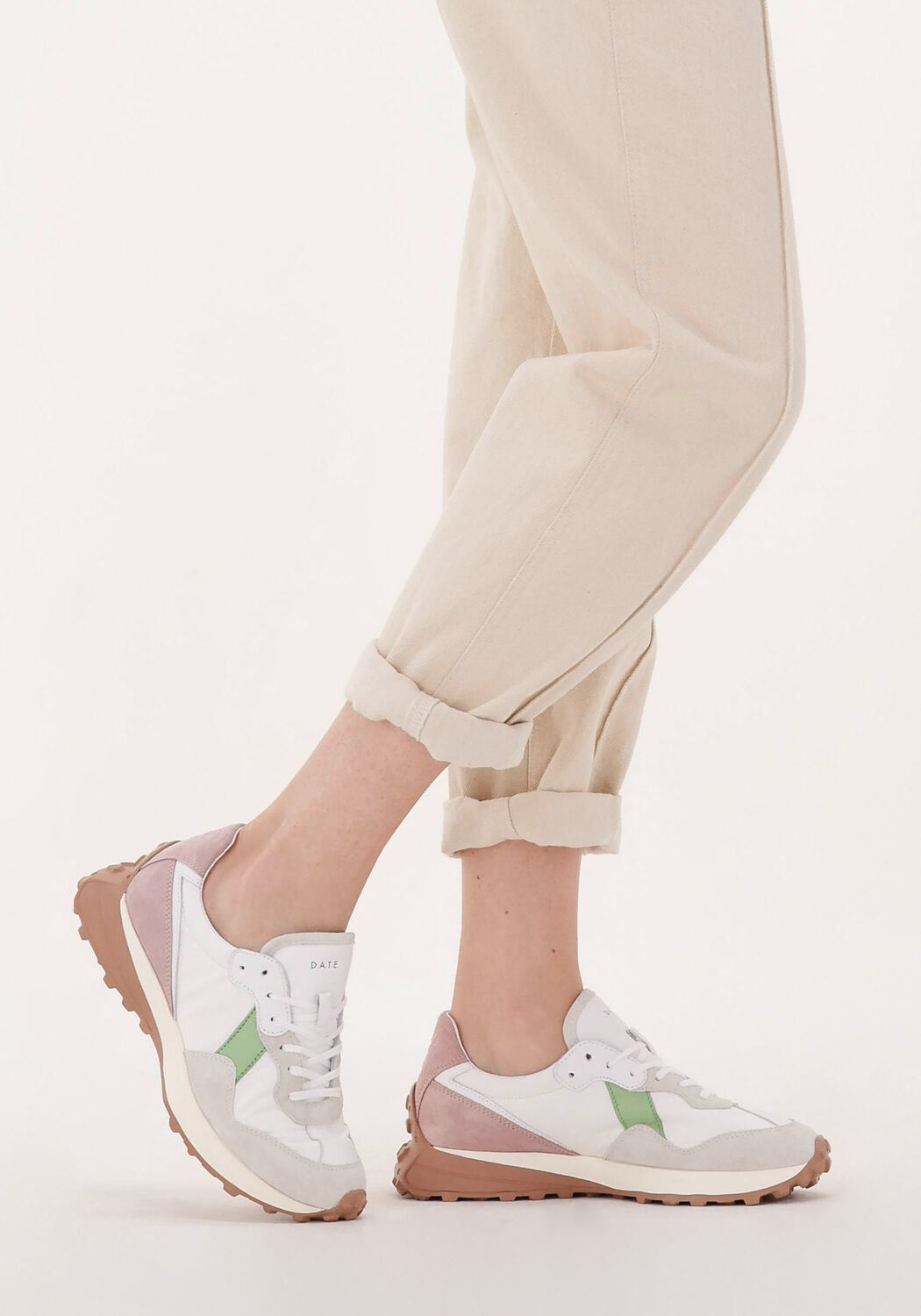 Wei&szlig;e D.A.T.E Sneaker Low VETTA - large