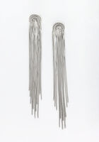 Silberfarbig NOTRE-V Ohrringe EARRING LONG - medium