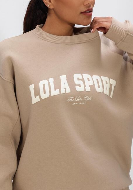 Beige THE LOLA CLUB Sweatshirt JAYLA SWEATER - large