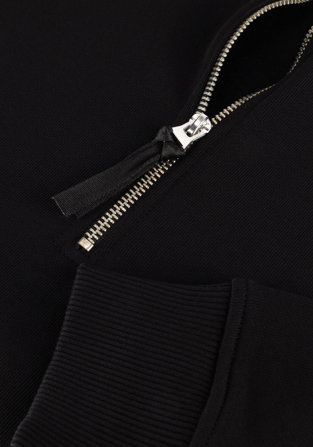 Schwarze PURE PATH Pullover LOOSE FIT SWEATERS HALFZIP319 - large