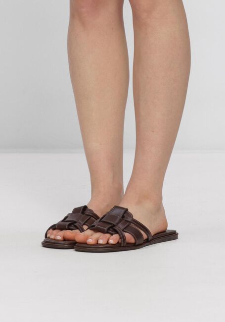 Braune NOTRE-V Pantolette 9672LA - large