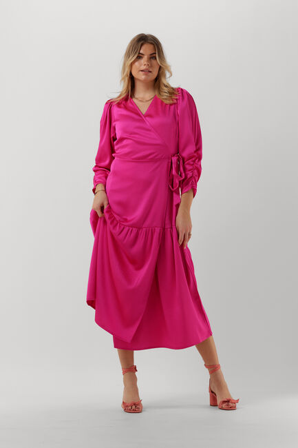 Fuchsie CO'COUTURE Midikleid MIRA WRAP DRESS - large