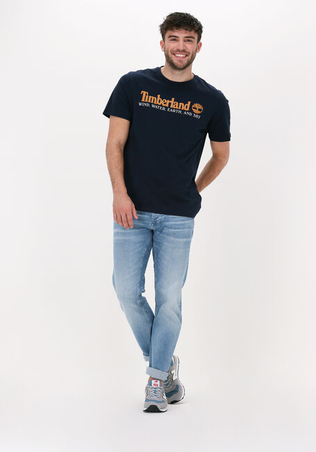 Dunkelblau TIMBERLAND T-shirt WWESR FRONT TEE - large