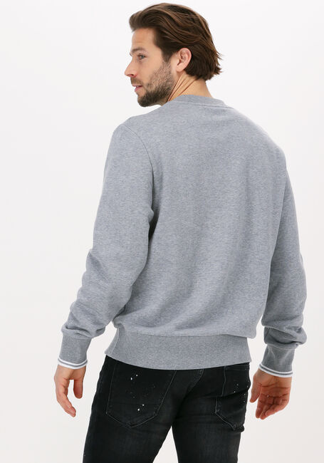 Graue FRED PERRY Pullover CREW NECK SWEATSHIRT - large