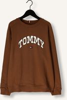 Braune TOMMY HILFIGER Pullover VARSITY RAISED PRINT SWEATSHIRT Braune TOMMY HILFIGER Pullover VARSITY RAISED PRINT SWEATSHIRT - medium